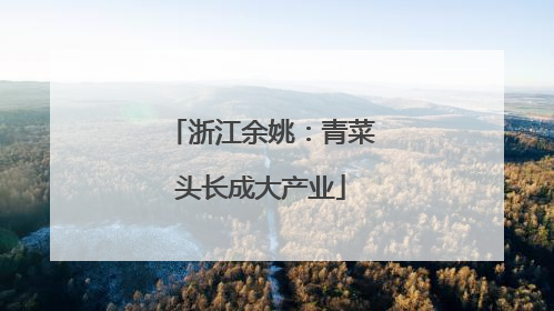 浙江余姚：青菜头长成大产业